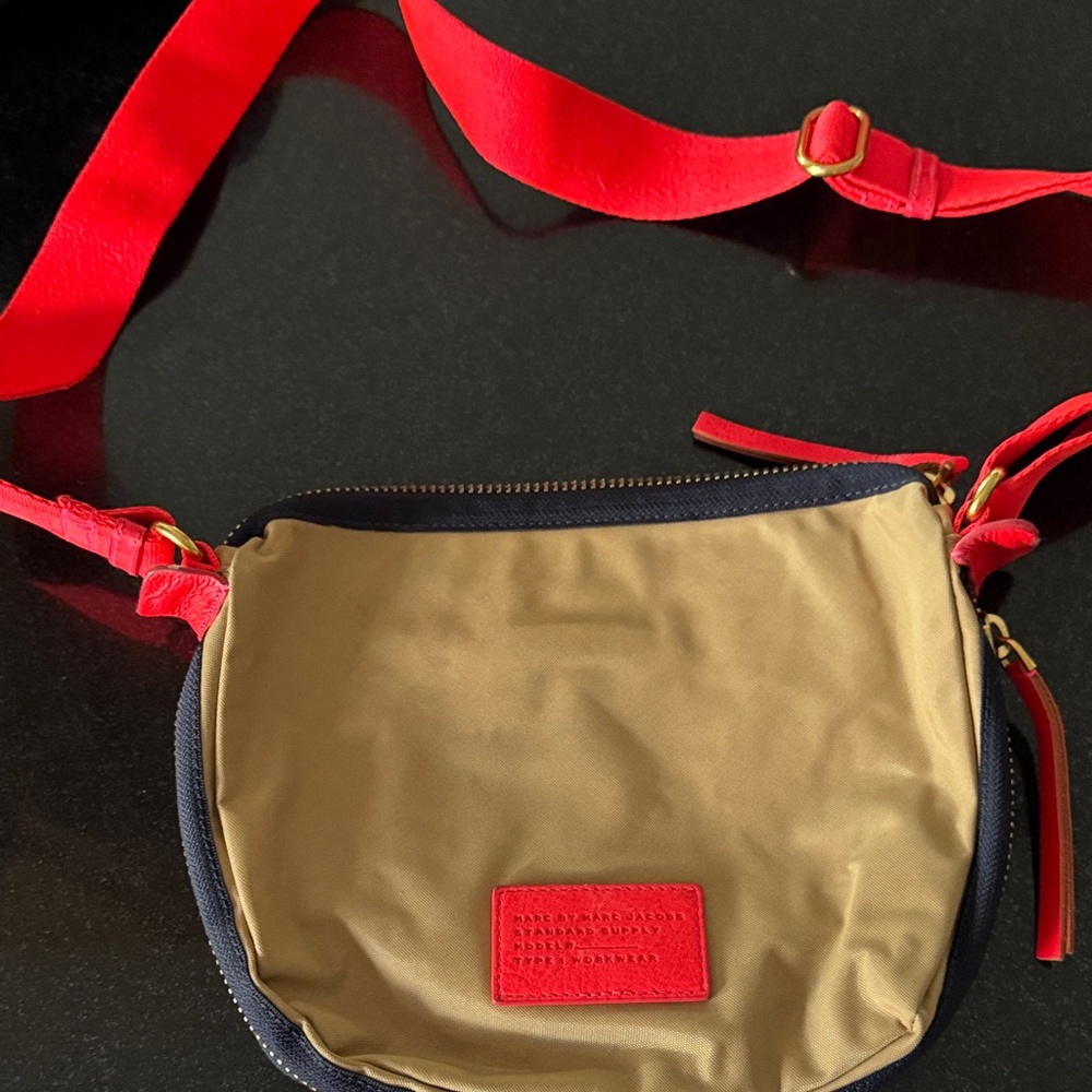 Marc By Marc Jacobs Red and Tan Bag